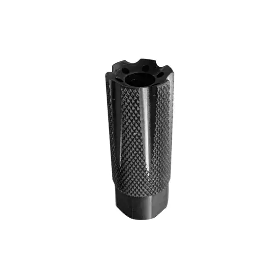 5.56/.223 AR15 Black Knurled Flash Cone