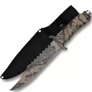 HK 1037  SURVIVOR CAMO SURVIVAL KNIFE