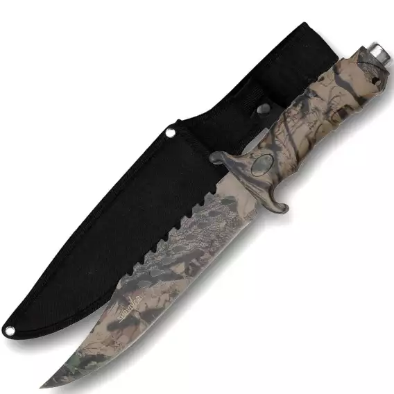 HK 1037  SURVIVOR CAMO SURVIVAL KNIFE