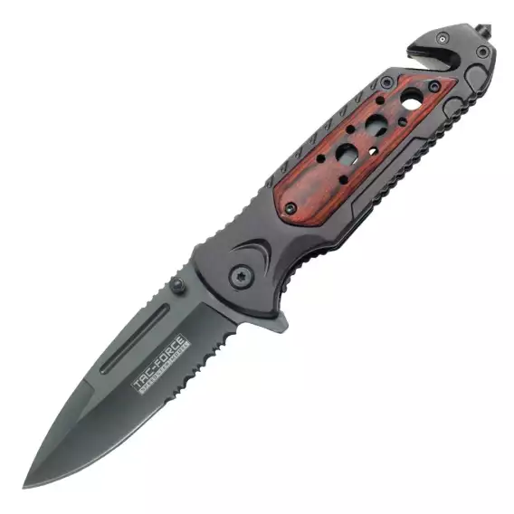 TAC-FORCE TF 637 Knife With Wood Grip
