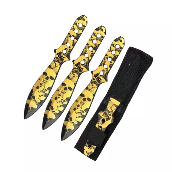 TK66385-SKGL SKULL THROWING KNIFE