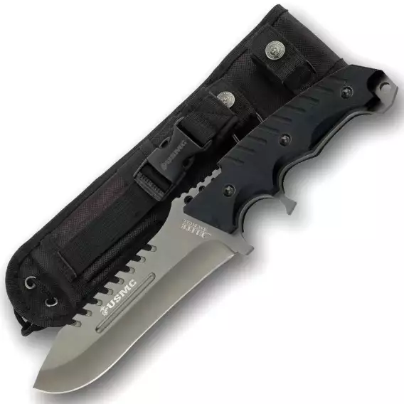USMC BY ELITE TACTICAL M 2003 FIXED BLADE KNIFE - Image 3
