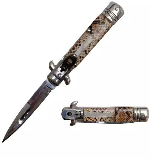 8" STILETTO AUTO KNIFE (6 Styles) - Image 2