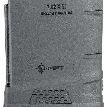 MFT Extreme Duty Polymer 10 Round Magazine for 7.62 x 51 NATO | .308 AR10
