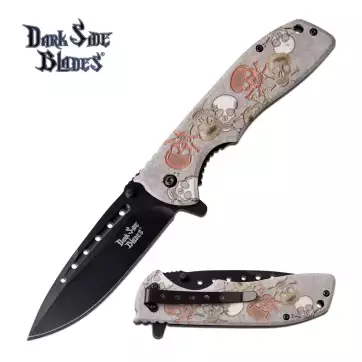 DARK SIDE BLADES DS-A060GN SPRING ASSISTED KNIFE