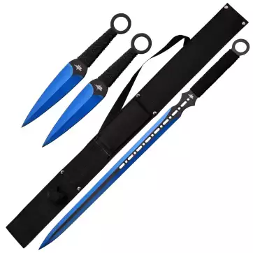 Fantasy Sword & Throwing Knives Set