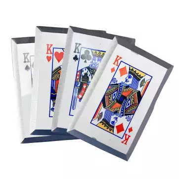 Flush Kings Playing Card Throwers Set of 5 with Pouch