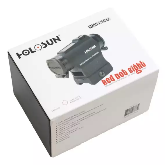 Holosun HS515CU Red Dot Sight with Solar Panel - Image 3
