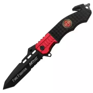 MTech USA MT-740 Fire-Badge Spring Assisted Knife