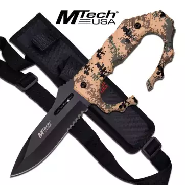 MTech USA MT-20-51CD FIXED BLADE KNIFE 9.8" OVERALL