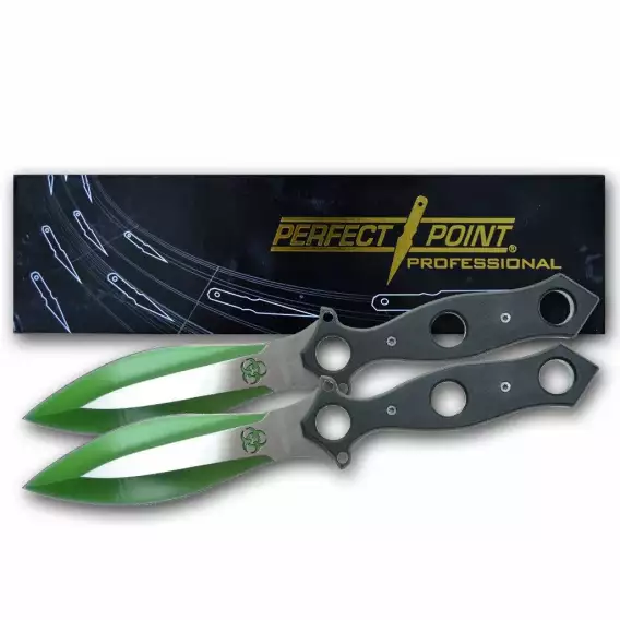 Perfect Point 9"  Two Tone Throwing Knife Set PP 089-2 - Image 2