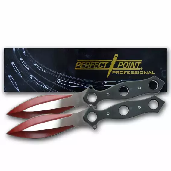 Perfect Point 9"  Two Tone Throwing Knife Set PP 089-2 - Image 4