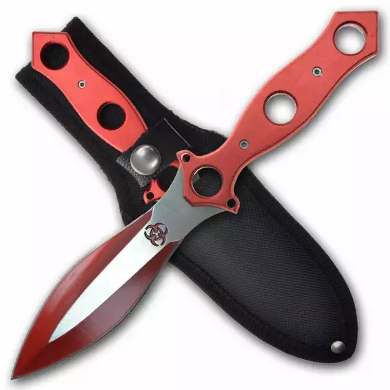 Perfect Point 9"  Two Tone Throwing Knife Set PP 089-2 - Image 6