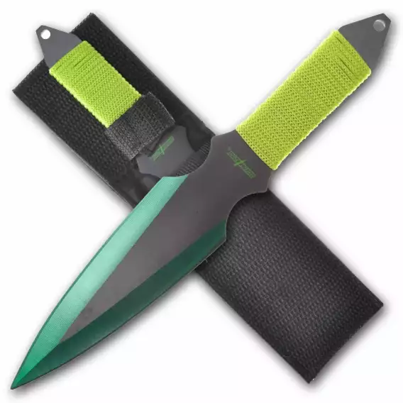 Perfect Point 9" Cord Wrap Throwing Knife Set PP 080-2 - Image 5