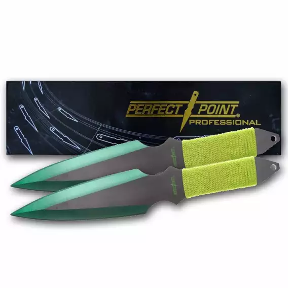 Perfect Point 9" Cord Wrap Throwing Knife Set PP 080-2 - Image 6