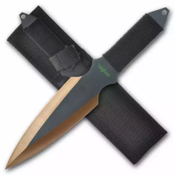 Perfect Point 9" Cord Wrap Throwing Knife Set PP 080-2 - Image 7