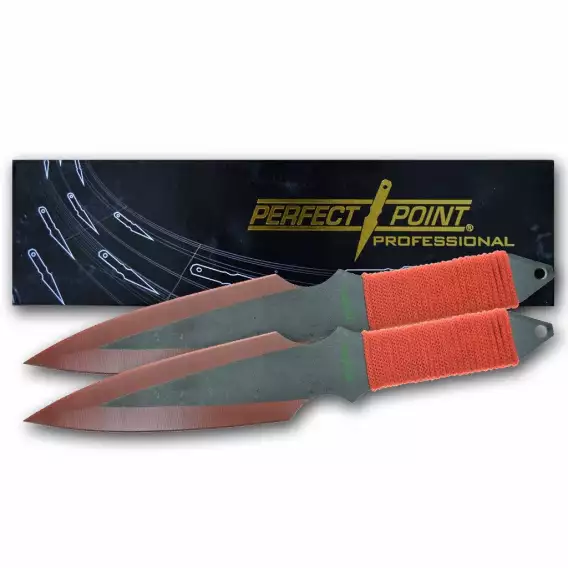 Perfect Point 9" Cord Wrap Throwing Knife Set PP 080-2 - Image 4