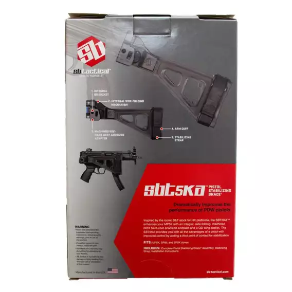 SB Tactical Pistol Stabilizing Brace SBT5KA - Image 2