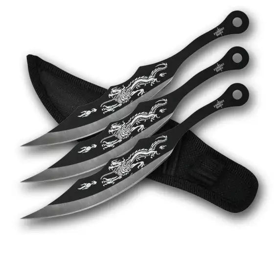 Set of 3 7" Throwing Knives FM 525