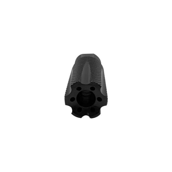 MZ 1019XP 5.56/.223 AR15 Black Knurled Muzzle Device - Image 2