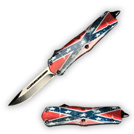 Dixie Flag OTF Knife