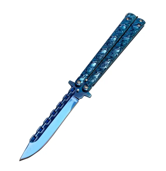 5" Chain Butterfly Knife (3 Colors) - Image 2