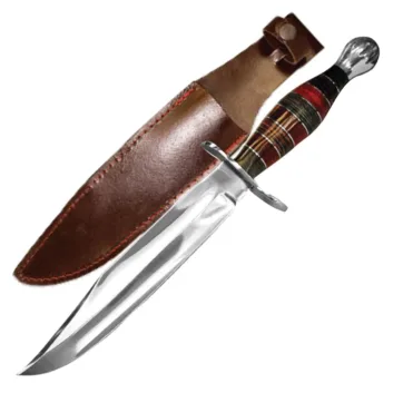 14.5" WOOD HANDLE HUNTING KNIFE