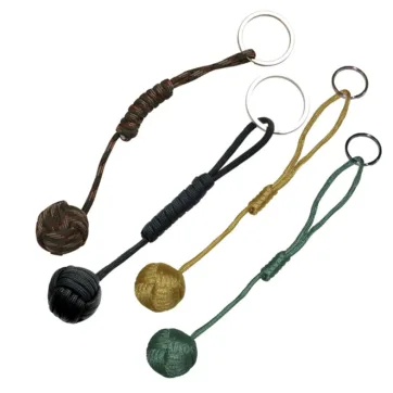 Monkey Fist with Steel Ball- 4 Colors