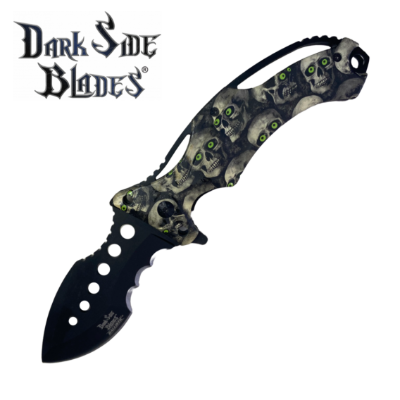 DARK SIDE BLADES DS-A020 Spring Assisted - Skull Collection - Image 4