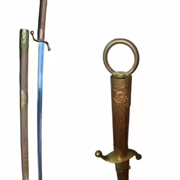 BWS05 Vintage Gold Accent Sword