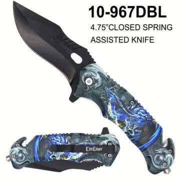 10-967 4.75" SPRING ASSISTED DRAGON KNIFE