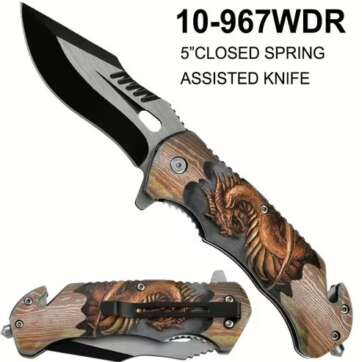 10-967WDR WOOD DRAGON KNIFE