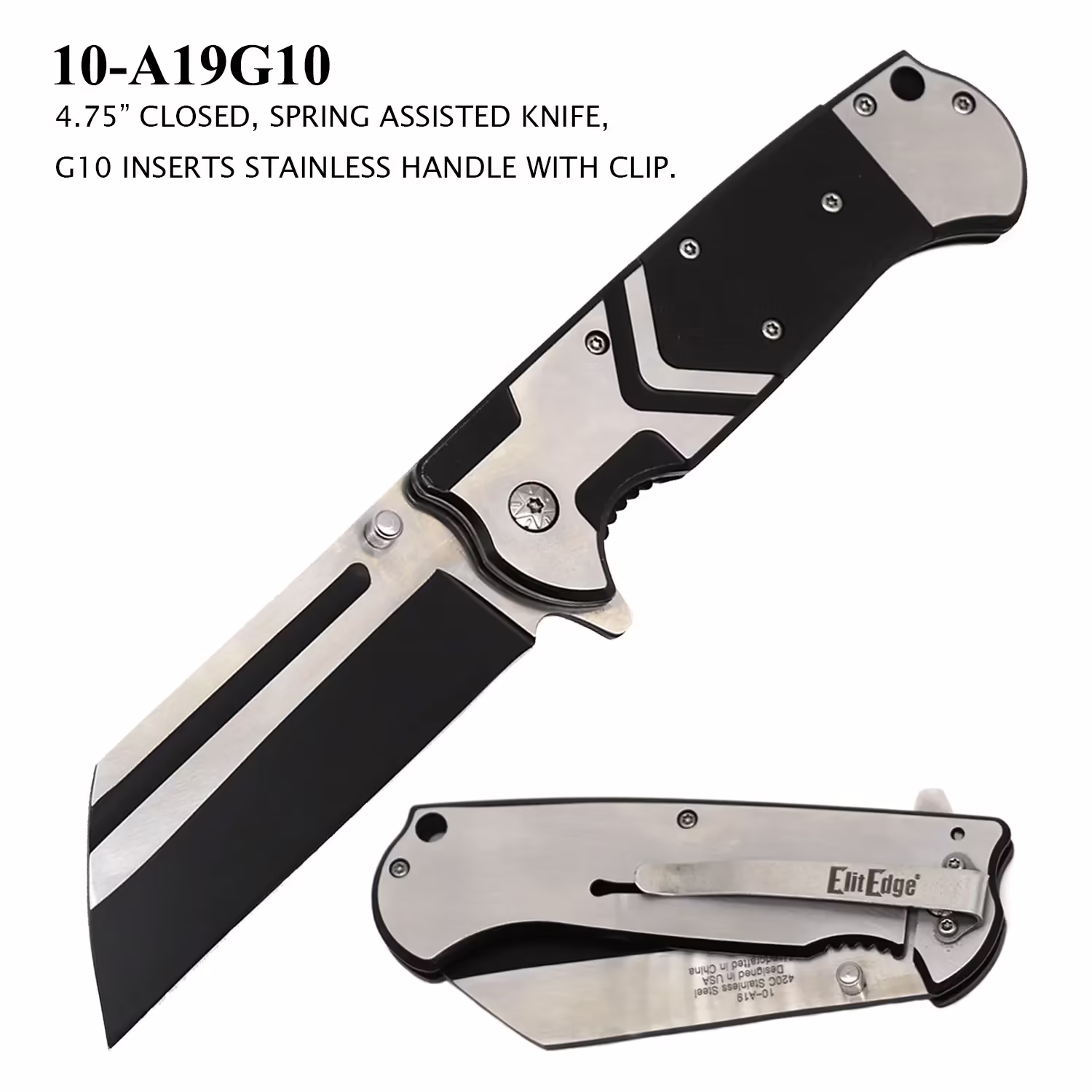 10-A19G10 BLACK SHEEPS FOOT KNIFE