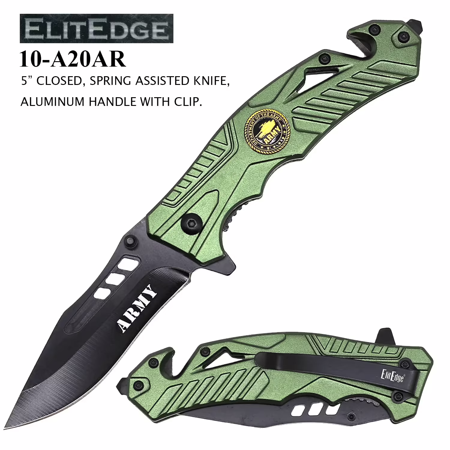 10-A20AR ARMY SPRING ASSISTED KNIFE