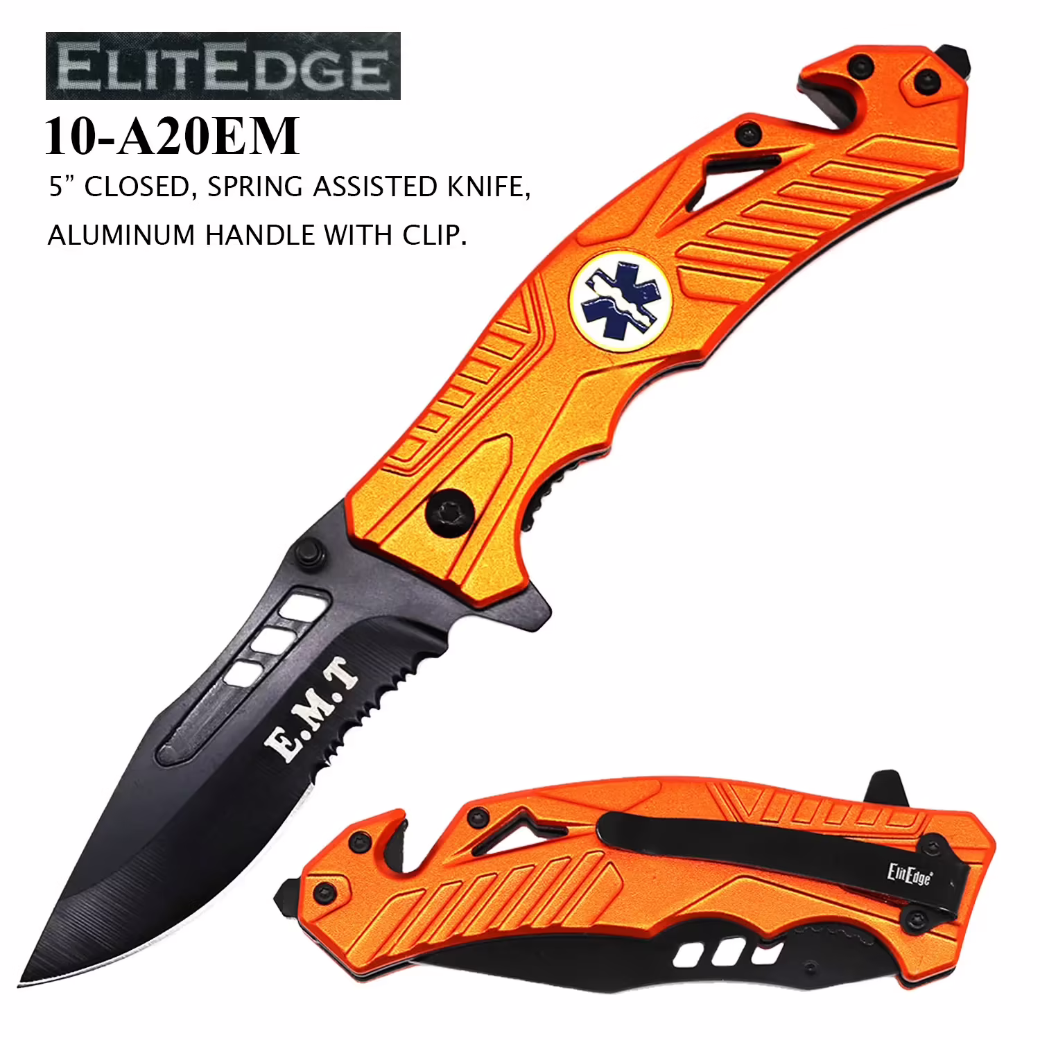10-A20EM ORANGE SPRING ASSISTED EMC