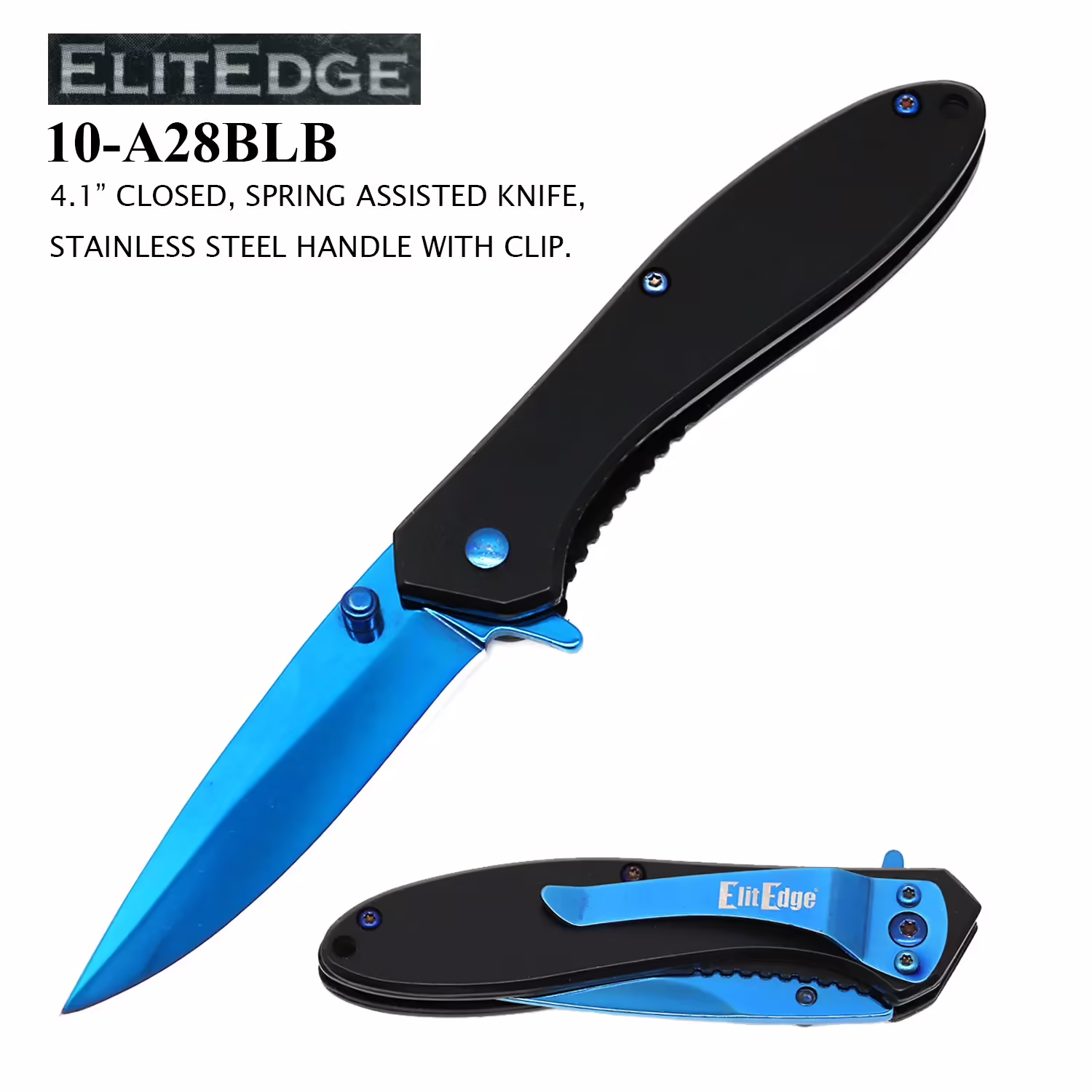 10-A28BLB BLUE & BLACK KNIFE