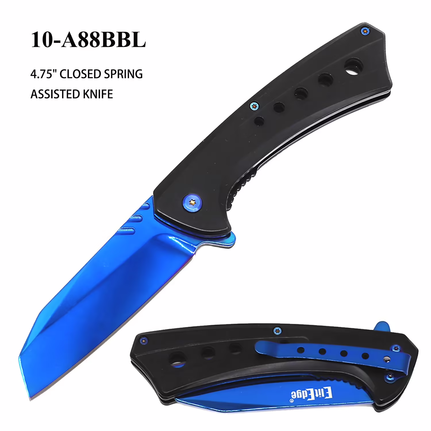 10-A88BBL Spring Assisted Knife