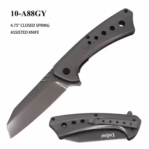 10-A88GY Grey Spring Assisted Knife