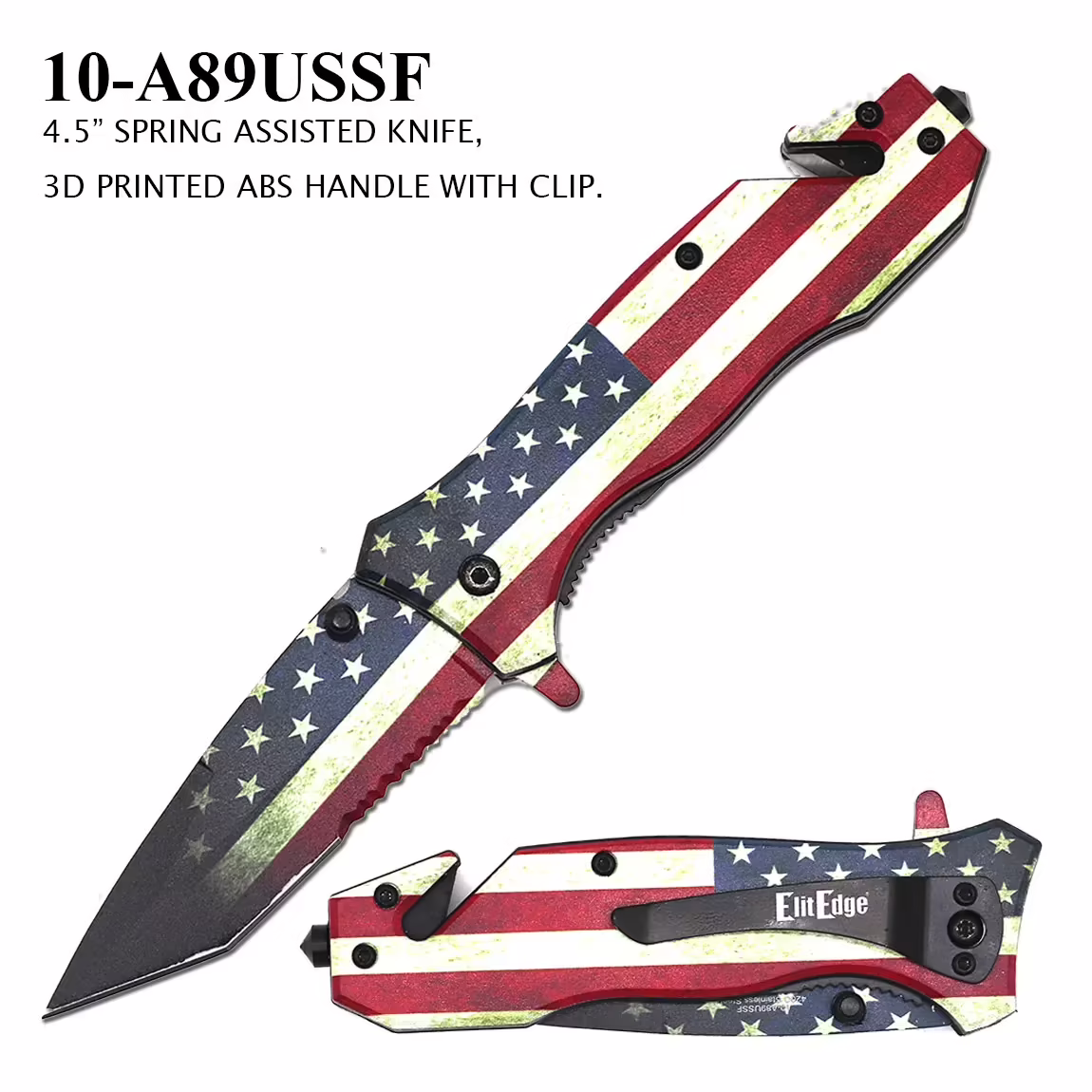 10-A89USSF American Flag knife