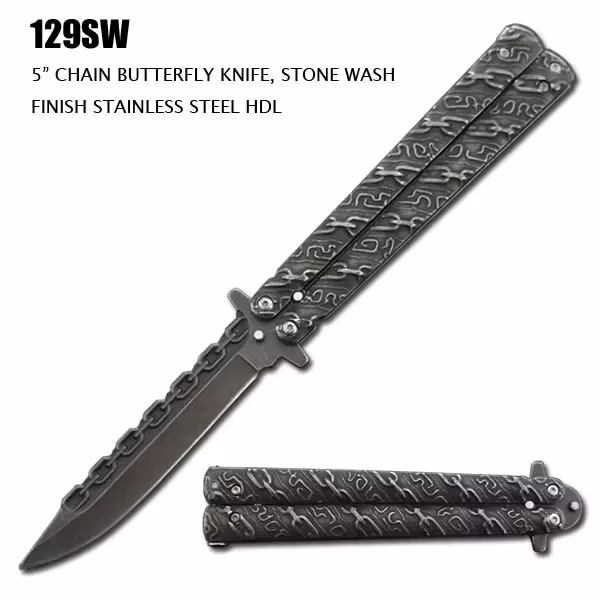 129SW Chain Butterfly Knife