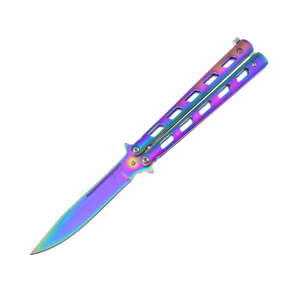 Iridescent Butterfly Knife 142RB