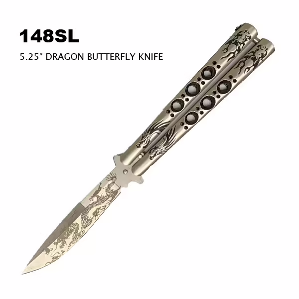 148SL DRAGON BUTTERFLY KNIFE