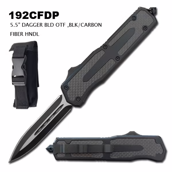 192CFDP OTF DAGGER BALDE CARBON FIBER HANDLE