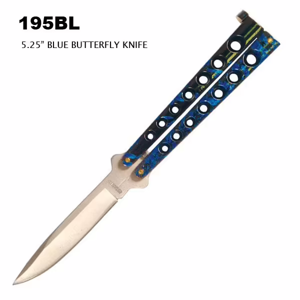 195BL 8.75" OVERALL BUTTERFLY KNIFE