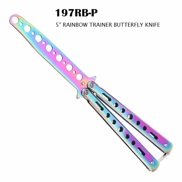 197RB-P PRACTICE BUTTERFLY RAINBOW