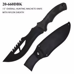 20-660DBK BLACK HUNTING MACHETE