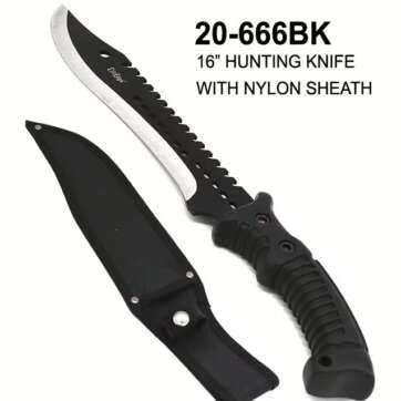 20-666BK 16" HUNTING KNIFE