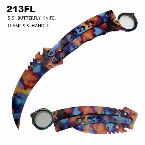 213FL Karambit Butterfly Knife