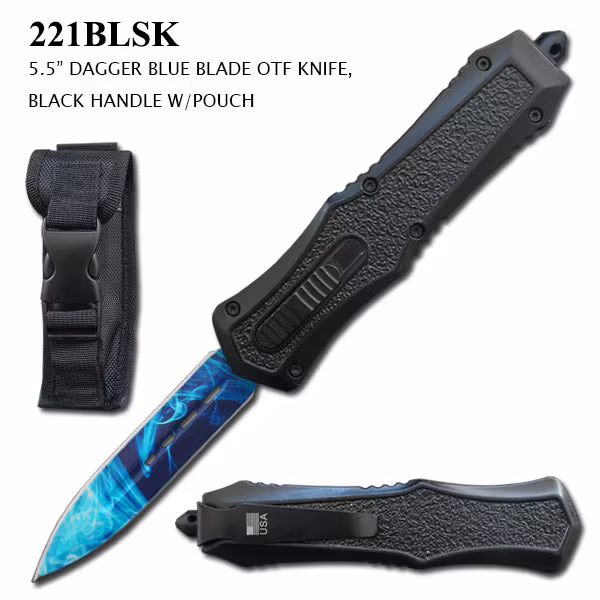 221BLSK OTF DAGGER STYLE BLADE
