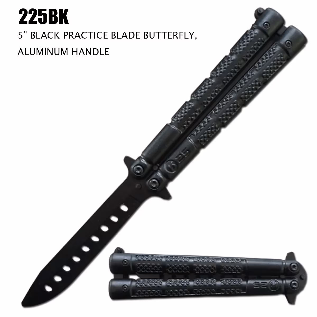 225BK BLACK TRAINER BUTTERFLY